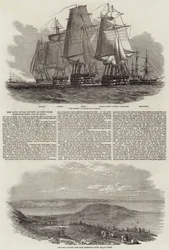 The Late Naval Review, as Seen from Bembridge Down, Isle of Wight